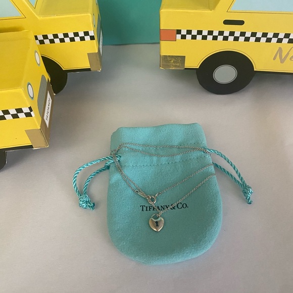 Tiffany & Co. Mini Heart Lock Necklace - Picture 4 of 9